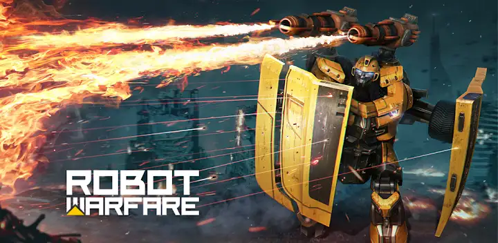 Robot Warfare: PvP Mech Battle — Android game banner