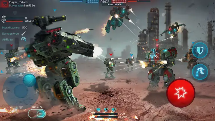 Robot Warfare: PvP Mech Battle screenshot 6