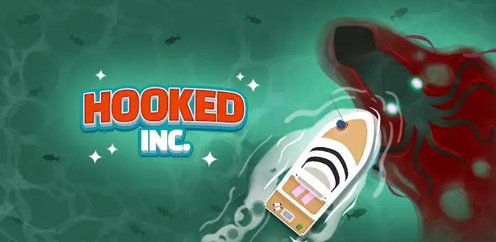 Hooked Inc: Fishing Games — Android game banner