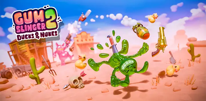 Gumslinger 2: Ducks & Nukes — Android game banner