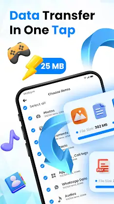Smart Transfer: Switch Data screenshot 1