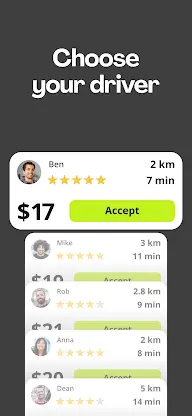 inDrive. Rides with fair fares screenshot 3