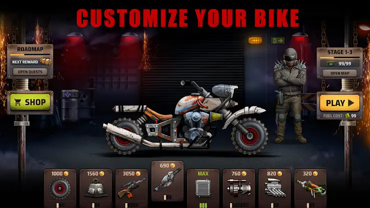 Dead Hill Racing: Zombie Climb screenshot 1