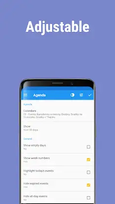 Calendar Widget: Month/Agenda screenshot 6