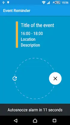 Calendar Alarm: Event Reminder screenshot 5