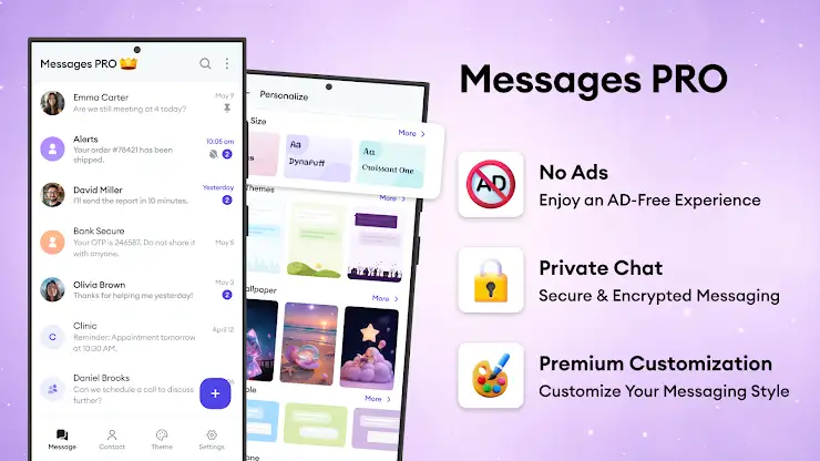 Messages: SMS, Text & Chat App screenshot 1