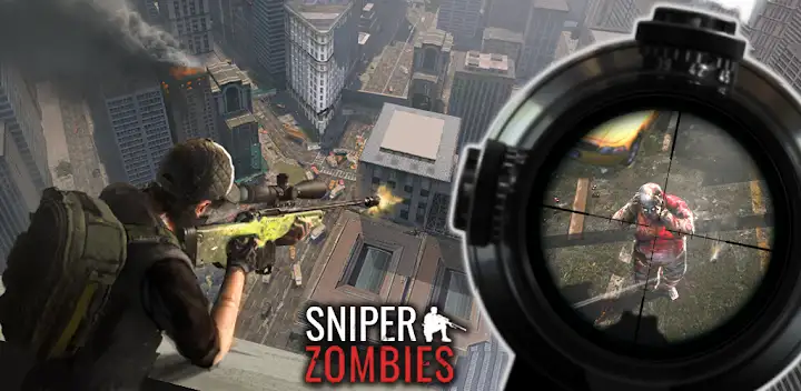 Sniper Zombies: Offline Games — Android game banner