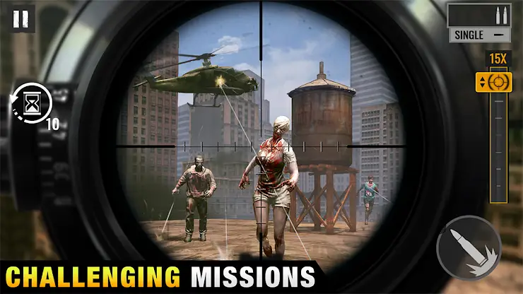 Sniper Zombies: Offline Games screenshot 1