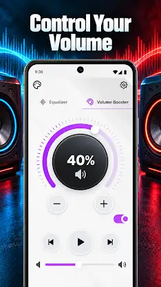 Equalizer, Bass Booster Volume screenshot 3