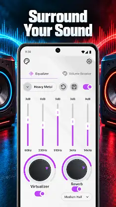 Equalizer, Bass Booster Volume screenshot 5