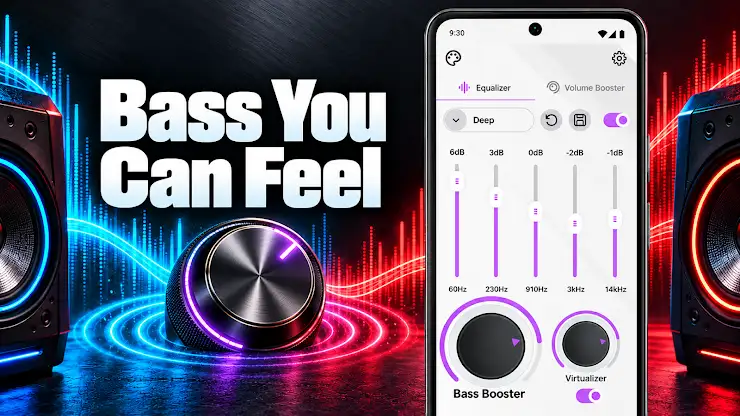 Equalizer, Bass Booster Volume screenshot 8