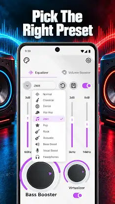 Equalizer, Bass Booster Volume screenshot 6