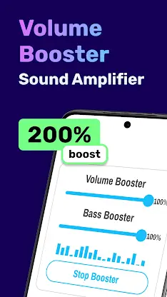 Volume Booster：Sound Amplifier screenshot 1