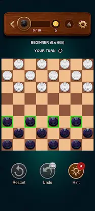 Checkers: Classic Board Game screenshot 1