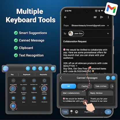 AI Keyboard: Writer, Grammar screenshot 5