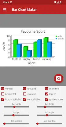 Bar Chart Maker Pro screenshot 1
