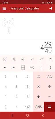 Fractions Calculator Pro screenshot 3