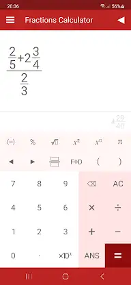 Fractions Calculator Pro screenshot 2