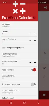 Fractions Calculator Pro screenshot 4