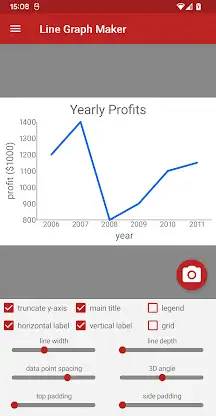 Line Graph Maker Pro screenshot 3