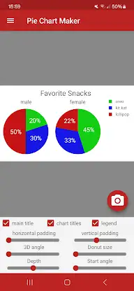 Pie Chart Maker Pro screenshot 1