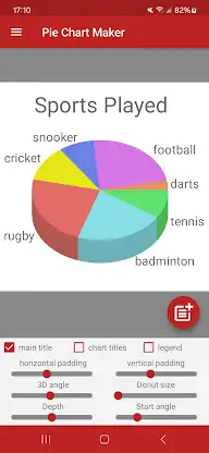 Pie Chart Maker Pro screenshot 2