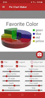 Pie Chart Maker Pro screenshot 5