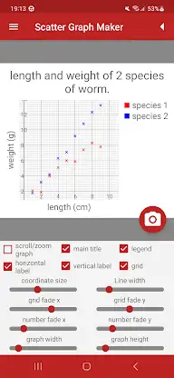 Scatter Graph Maker Pro screenshot 1