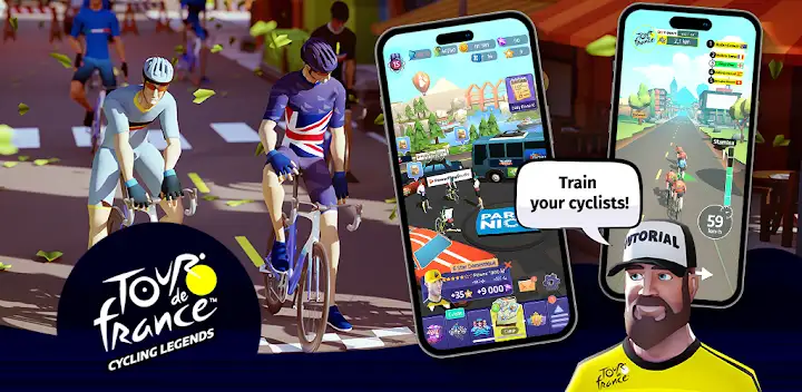 Tour de France Cycling Legends — Android game banner