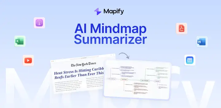 Mapify: AI Mind Map & Summary — Android app banner