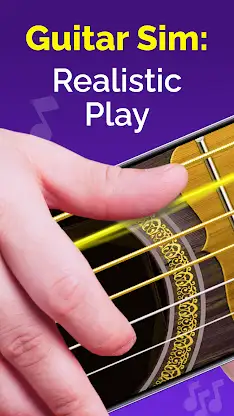 Guitar Sim: Realistic Play screenshot 1
