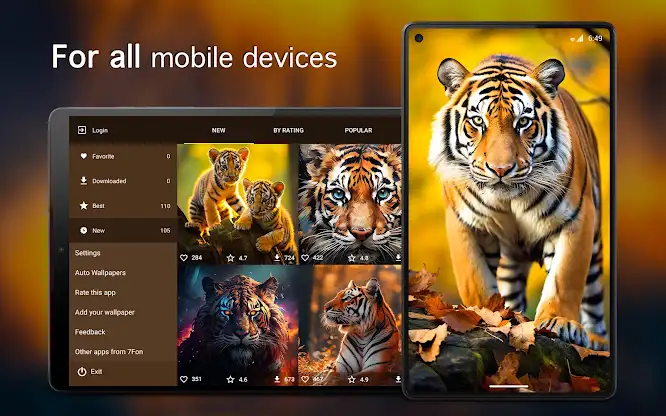 Tiger Wallpapers 4K screenshot 6