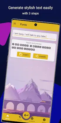 Fonts for text (Stylish Text) screenshot 1
