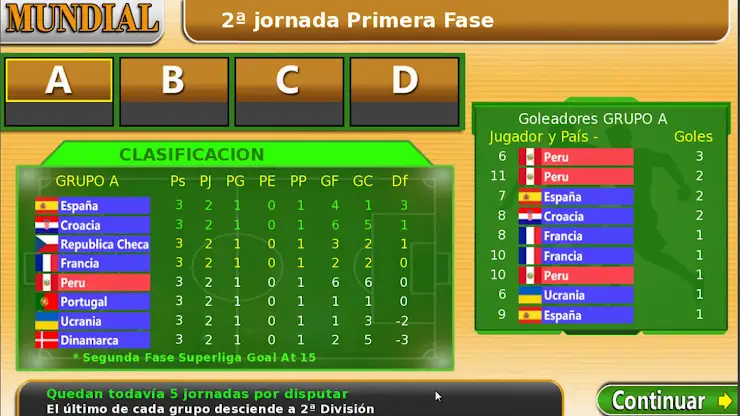 World Cup football play cards screenshot 5
