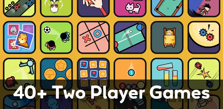 Two Player Games: Mini Games — Android game banner