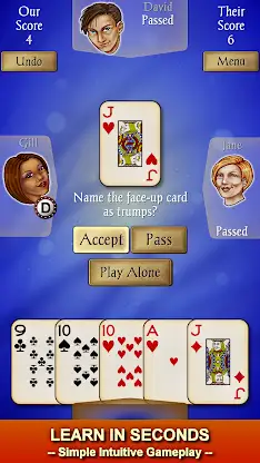 Euchre screenshot 2