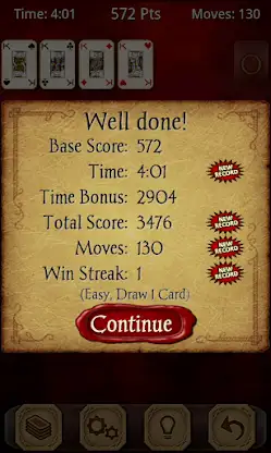 Solitaire screenshot 3