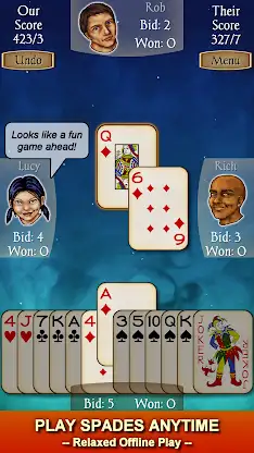 Spades screenshot 1