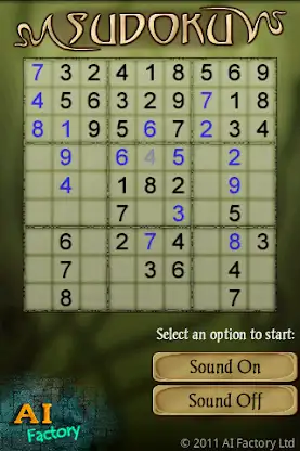 Sudoku screenshot 4