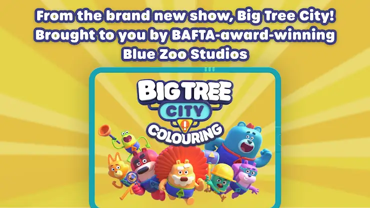 Big Tree City: Coloring Game screenshot 1