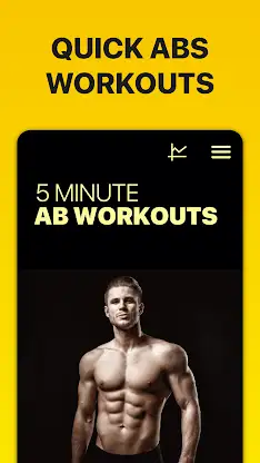 5 Minute Ab Workouts screenshot 1