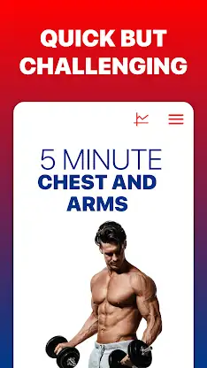 5 Minute Chest and Arms screenshot 1