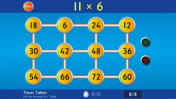 Hit the Button Math screenshot 1