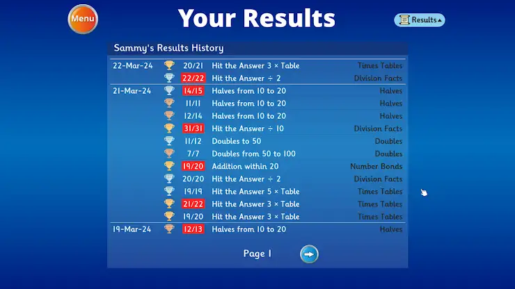 Hit the Button Math screenshot 6