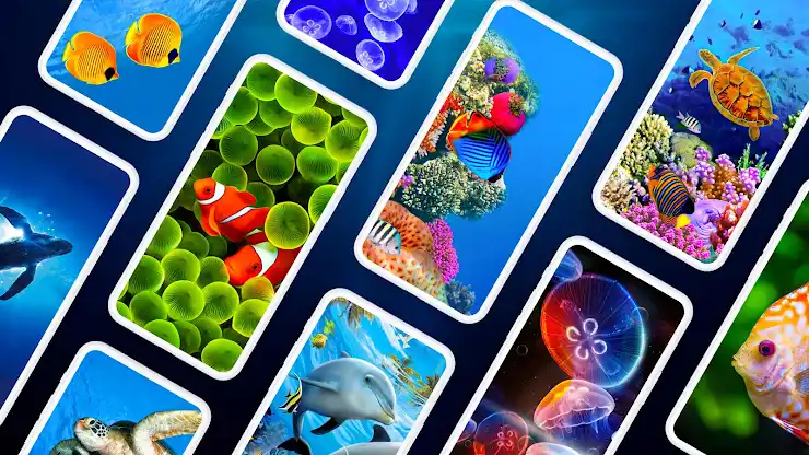 Underwater Wallpapers 4K screenshot 1