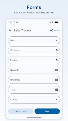 Table Notes - Mobile Excel screenshot 6