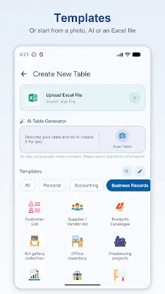 Table Notes - Mobile Excel screenshot 3