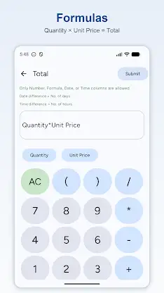 Table Notes - Mobile Excel screenshot 5