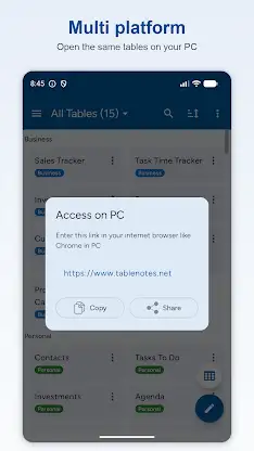 Table Notes - Mobile Excel screenshot 7