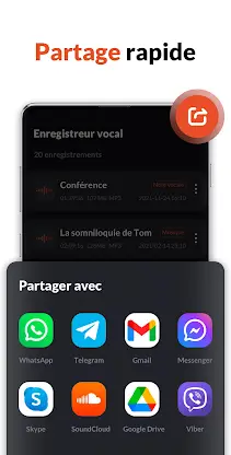 Enregistreur Vocal & Audio screenshot 7